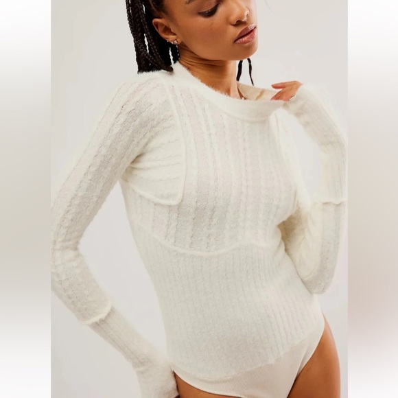 FP Movement by Free People Cream Turtleneck Sweater - Picture 5 of 6